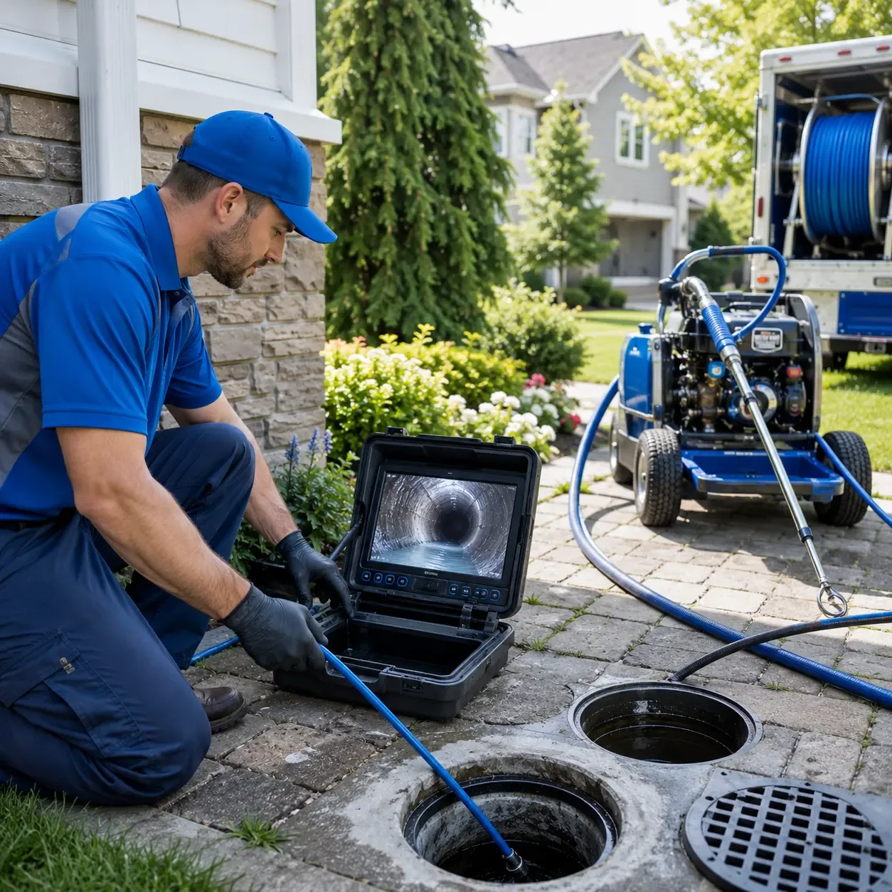 Outdoor drain cleaning professionals serving Garland, NE